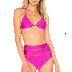 Lovers and Friends Cashel Magenta bikini